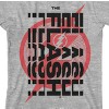 The Flash Movie Vertical Name w/ Logo Boys Heather Gray T-Shirt - 2 of 3