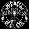Juniors Womens Sleeping Beauty Maleficent Mistress of all Evil Stamp Sweatshirt - 2 of 3