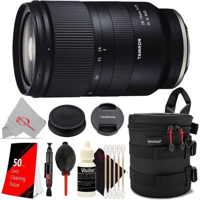 TAMRON 28-75mm f/2.8 Di III RXD E-Mount Lens/Full-Frame Format Lens for Sony E Accessory Kit
