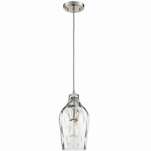Craftmade Lighting 1 - Light Pendant in  Brushed Polished Nickel - 1 of 1