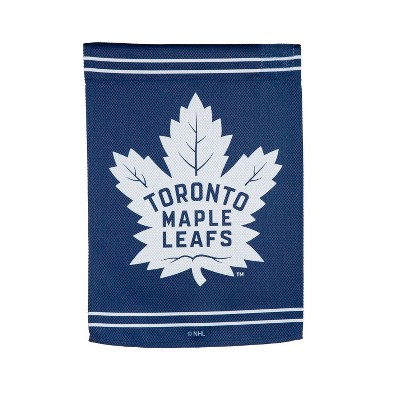 Embossed Suede, Toronto Maple Leafs Double Sided Indoor Outdoor Decor 18" x 12.5"