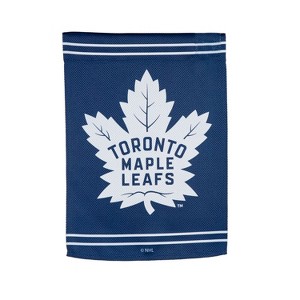 Embossed Suede, Toronto Maple Leafs Double Sided Indoor Outdoor Decor 18" x 12.5" - 1 of 4