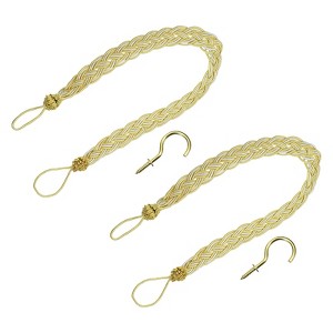 Unique Bargains Hand Woven Decorative Braided Curtain Tiebacks - 1 of 4