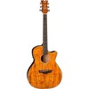 Dean Axs Exotic Gloss Spalt Maple Cutaway Acoustic-Electric Guitar Natural - 3 of 4