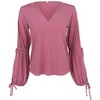 VENUS Womens Tie Sleeve Blouse - image 3 of 3