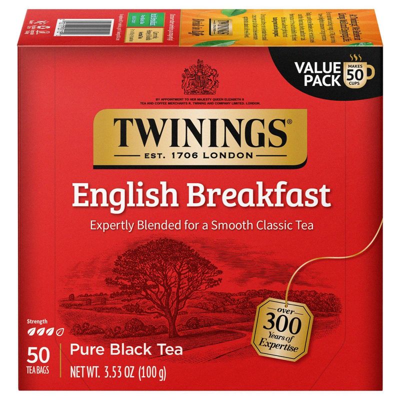 Twinings Classics Naturally English Breakfast Tea - 50ct, 1 of 7
