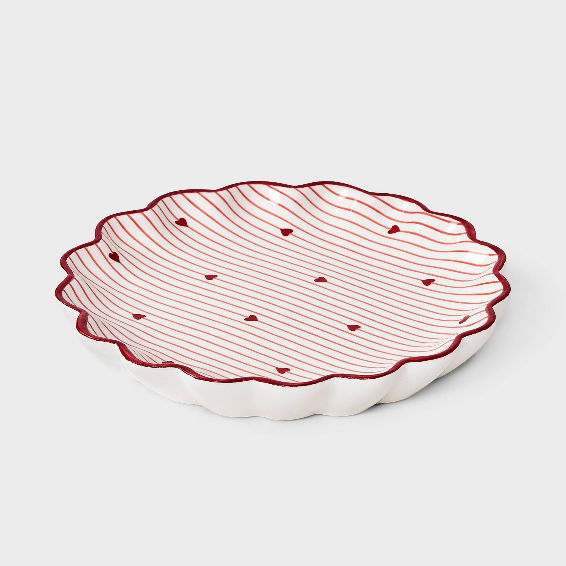 Scallop Heart Tray - A New Day™ Pink