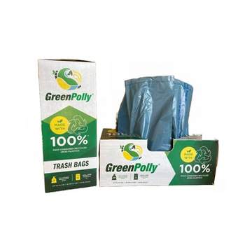 GreenPolly Drawstring Trash Bags - 13 Gallon - 20ct