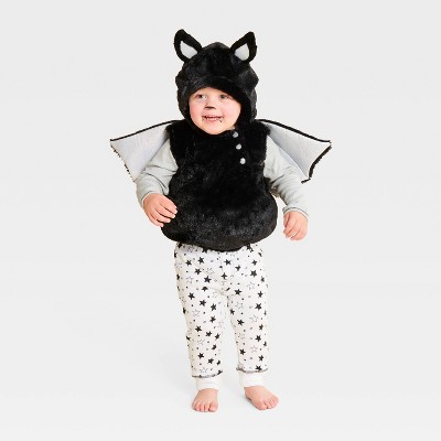 Infant and Toddler Bat Halloween Costume Pullover - Hyde and EEK! Boutique™ Black