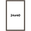 PosterPalooza | 24x40 Modern Bamboo Picture Frame, UV Acrylic, 5 Finishes - 2 of 4