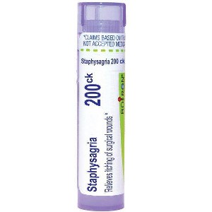 Staphysagria 200CK by Boiron Homeopathic Single Medicine For First Aid  -  80 Pellet - 1 of 4