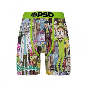 Mens Rick and Morty Parasite Collage PSD Boxer Briefs - 1 of 3