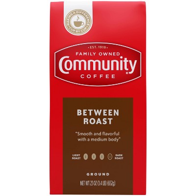 Community Coffee Between Roast Medium Dark Roast Ground Coffee - 23oz