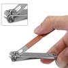 Unique Bargains 1 Set Manicure Set Professional Nail Clippers Kit for Travel Rose Gold Tone Stainless Steel - 3 of 4