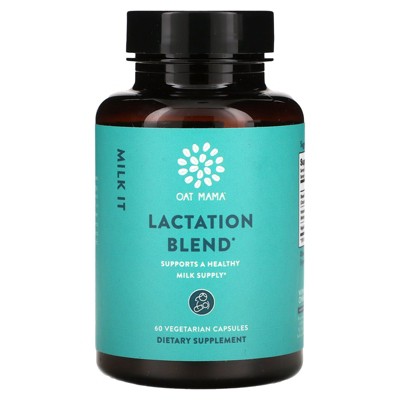 Oat Mama Milk It, Lactation Blend, 60 Vegetarian Capsules