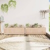 vidaXL Garden Planters 2 pcs Solid Wood Pine - 3 of 4