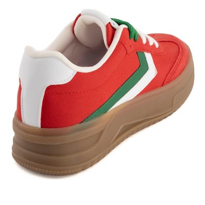 Женские кроссовки Andrea Women's Urban Casual Sneakers 61814-3907566 Red 7 — фото 2