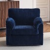 CAVINAS 33 Inch Oversized Swivel Corduroy Lounge Chair, Single Sofa Chair with Plush Cushion, for Small Spaces - 2 of 4