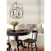 RoomMates Handloom Magnolia Home Wallpaper Blue: Self-Adhesive Peelable Stripe, Repositionable, 34 Sq Ft Coverage - image 2 of 4