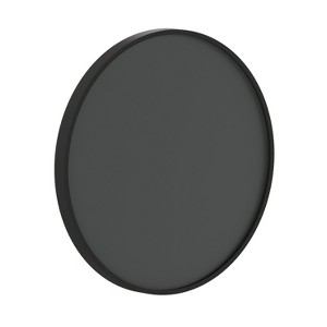 Merrick Lane Round Magnetic Chalkboard with Eraser, Chalk and Solid Wood Frame - 1 of 4