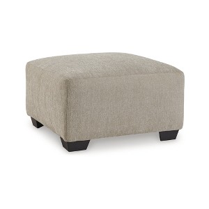 Signature Design by Ashley Brogan Bay Oversized Accent Ottoman, Cork - 1 of 4