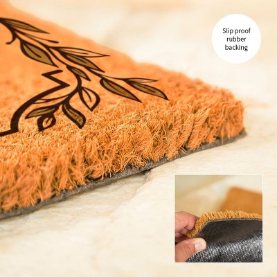 28" x 16" Personalized Coir Outdoor Monogram Doormat