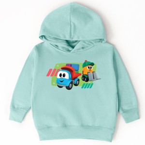 Leo the Truck Leo and Lifty Green - Toddler Hoodie - 1 of 4