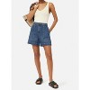 Imily Bela Womens High Waisted Denim Shorts Wide Leg Casual Summer Jean Shorts with Pockets - 4 of 4