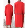 Lars Amadeus Men's Long Sleeves Zipper Color Block Sleepwear - 4 of 4