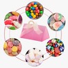 Unique Bargains Gift Boxes with Ribbons and Wood Rings 5.12"x2.91"x2.56" Rose Red 20 Pcs - 4 of 4