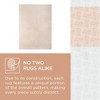 TOWN & COUNTRY EVERYDAY Stone Geo Curve Soft Felt Everwash®, Machine Washable Area Rug with Non-Slip Backing, Geometric Rug, Taupe, 6'6"x9'2" - 3 of 4
