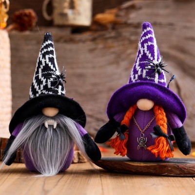 Spider Gnome Set, Spooky Halloween Decoration| OrnamentallyYou