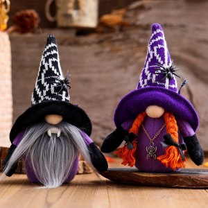Spider Gnome Set, Spooky Halloween Decoration| OrnamentallyYou - 1 of 1
