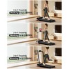 4-in-1 Walking Pad with 15% Incline, Portable Under Desk Treadmill, Foldable Treadmills for Home and Office, 2.5 HP Quiet Walking Pad Treadmill - 2 of 4