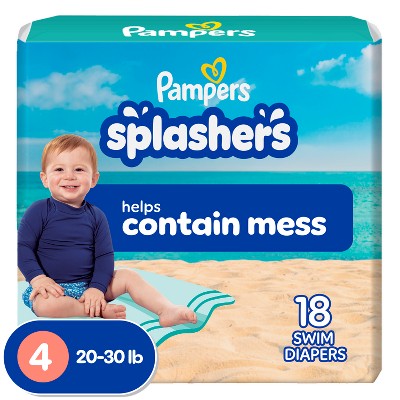 Pampers Splashers Disposable Swim Pants - (Select Size and Count)