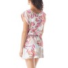Beach House Style Floral Print Eva Boat Neckline Dress - 2 of 2
