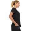 Medichic Women's Medical Scrubs Set- V-Neck with Flare Pant - 4 of 4