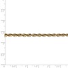 Black Bow Jewelry 14k Yellow Gold 4mm Diamond Cut Rope Chain Anklet, 9 Inch - 4 of 4