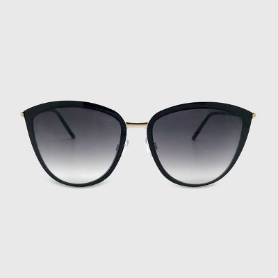 Women's Cat Eye Sunglasses - A New Day™ Black