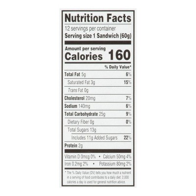 Kemps Vanilla Ice Cream Sandwiches - 12pk