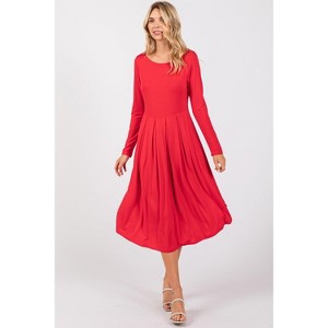 WEST K Women's Charlee Long Sleeve A-line Knit Dress with Pockets - 1 of 4