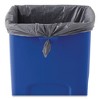 Rubbermaid Commercial Untouchable Square Waste Receptacle, 23 gal, Plastic, Blue - 3 of 4