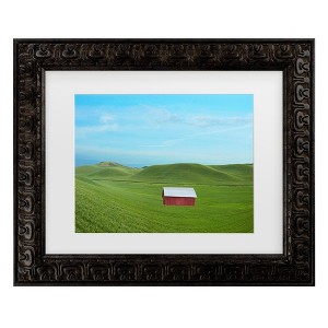 Trademark Fine Art - James McLoughlin Barn Scene VI Matted Framed Art - 1 of 4