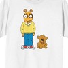 Arthur Pal & Arthur Crew Neck Short Sleeve Men's White T-shirt - 2 of 4