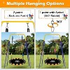 Hotraffy Saucer Swing, 40 Inch Swing Sets for Backyard and Outdoor Playground, 900lbs Weight Capacity, with 360 Degree Swivel, Gifts for Kids - 3 of 4
