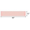 Big Dot of Happiness Pink Checkered Party - Petite Paper Table Runner - 12 x 60 inches - 3 of 4