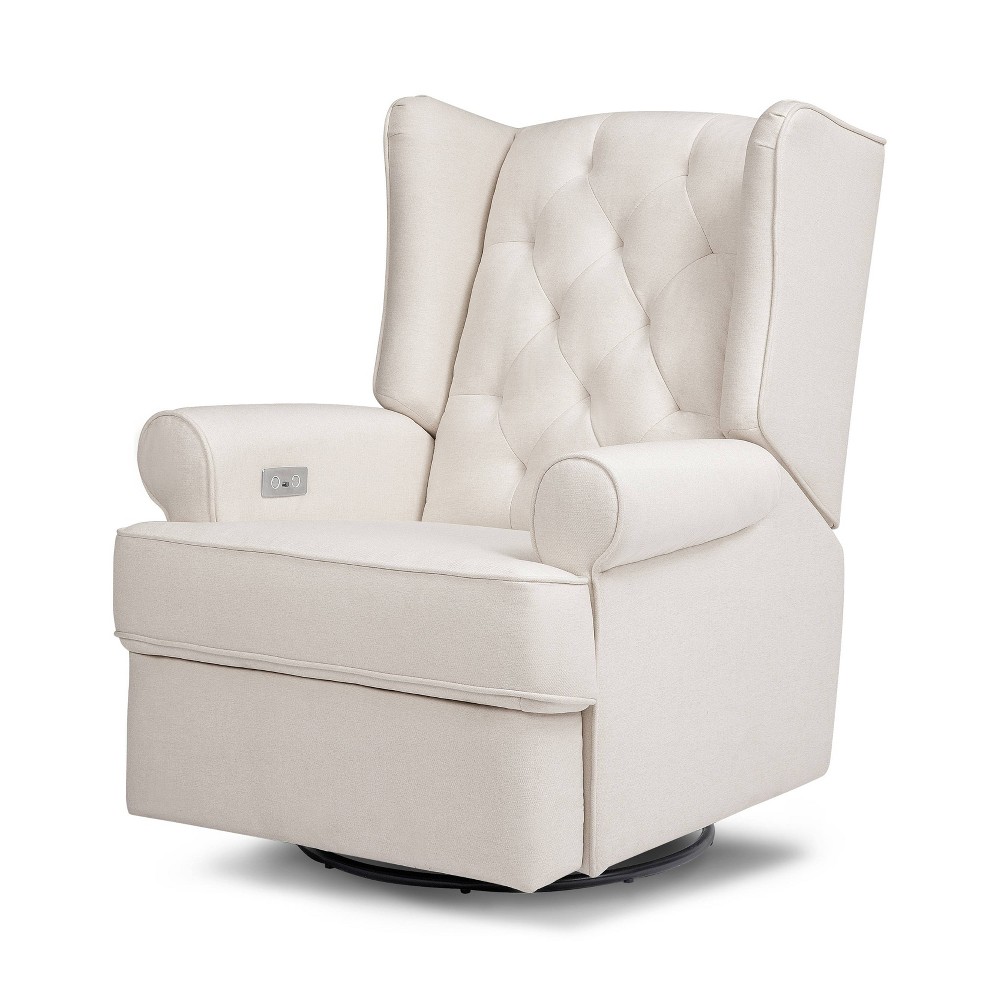 Namesake Harbour Power Recliner and Swivel Glider with USB Port - Performance Cream Eco-Weave -  84741356