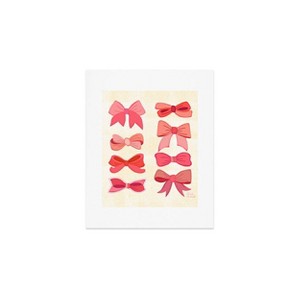 Deny Designs Carrie Cantwell Vintage Pink Bows Art Print - 1 of 4