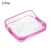 Unique Bargains PVC Clear Toiletry Bag Cosmetic Pouch with Zipper for Business Travel Home 3 Pcs - 3 of 4