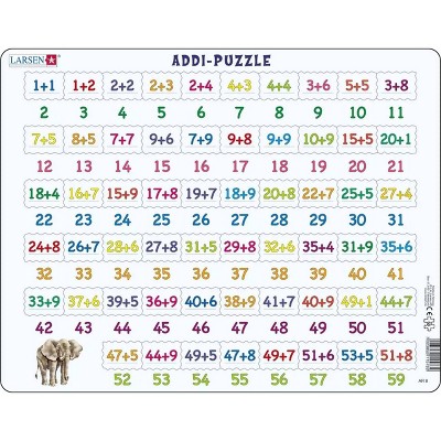 Larsen Puzzles Addition Kids Jigsaw Puzzle - 58pc